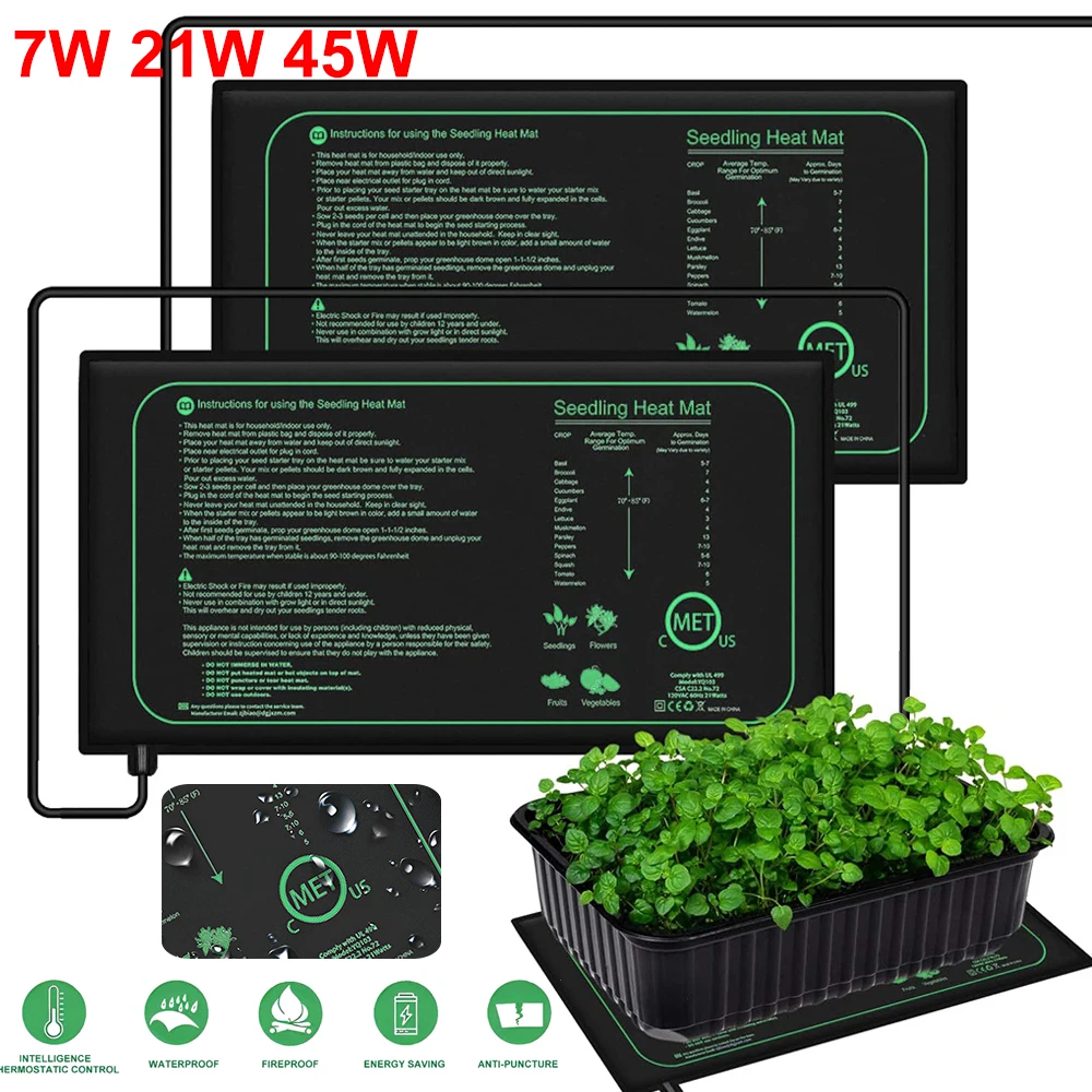 Rooting Gel Clone - 10/25/50CM Seedling Heat Mat Indoor Plants